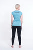 Sure Design Womens Octopus Chakras T-Shirt Turquoise