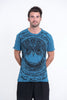Sure Design Men's Weed Owl T-Shirt Denim Blue