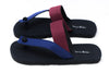 Blue and Red Gladiator Style Flip Flops