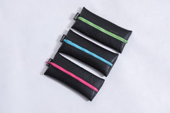 Assorted 3 Piece Recycled Rubber Pencil Case