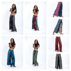 Assorted set of 5 Two Layers Palazzo Pants