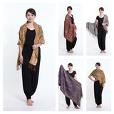 Wholesale Assorted set of 10 Floral Paisley Nepal Hand Made Pashmina Shawl Scarf - $70.00