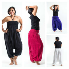 Assorted set of 5  Solid Jumpsuit Pants