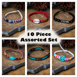Wholesale Assorted 10 Piece Set Fair Trade Hand Made Bracelet - $15.40