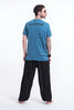 Sure Design Men's See No Evil Buddha T-Shirt Denim Blue