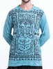 Sure Design Unisex Shanti Ganesha Long Sleeve T-Shirt Turquoise