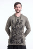 Sure Design Unisex See No Evil Buddha Hoodie Green