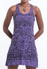 Sure Design Women's Shanti Ganesha Tank Dress Purple