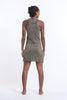 Sure Design Women's See No Evil Buddha Tank Dress Green