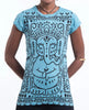 Sure Design Women's Shanti Ganesha T-Shirt Turquoise