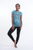 Sure Design Women's Shanti Ganesha T-Shirt Turquoise