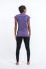 Sure Design Women's See No Evil Buddha T-Shirt Purple