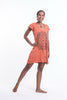 Sure Design Women's Lotus Mandala Dress Orange