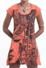 Sure Design Women's Butterfly Buddha Dress Orange