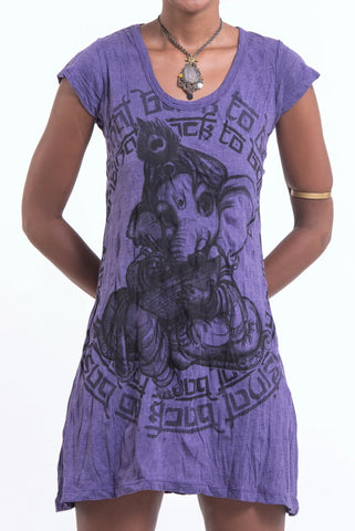 Sure Design Women's Baby Ganesh Dress Purple