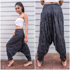 Sure Design Women's Harem Pants in Black