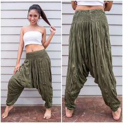 Sure Design Women's Harem Pants in Green