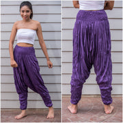Sure Design Women's Harem Pants in Purple