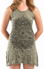 Sure Design Women's Lotus Mandala Tank Dress Green