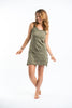 Sure Design Women's Blank Tank Dress Green