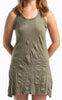 Sure Design Women's Blank Tank Dress Green