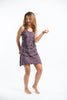 Sure Design Women's Thai Tattoo Tank Dress Brown