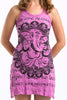 Sure Design Women's Ganesh Mandala Tank Dress Pink