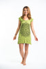 Sure Design Women's Lotus Mandala Dress Lime