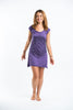 Sure Design Women's Lotus Mandala Dress Purple