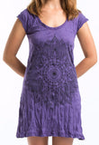 Wholesale Sure Design Women's Lotus Mandala Dress Purple - $10.50