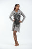 Sure Design Women's Antique Buddha Hoodie Dress Gray