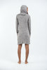 Sure Design Women's Antique Buddha Hoodie Dress Gray