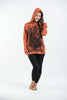 Sure Design Unisex Antique Buddha Hoodie Orange