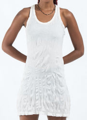 Sure Design Women's Blank Tank Dress White