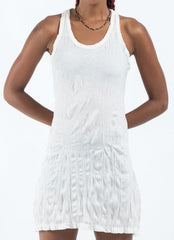Sure Design Women's Blank Tank Dress White