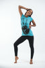 Sure Design Women's Eye In Palm T-Shirt Turquoise