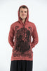 Sure Design Unisex Antique Buddha Hoodie Brick