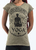 Sure Design Women's Infinitee Yoga Stamp T-Shirt Green