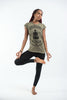 Sure Design Women's Infinitee Yoga Stamp T-Shirt Green