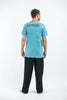 Sure Design Men's Meditation Buddha T-Shirt Turquoise