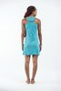 Sure Design Women's Infinitee Yoga Stamp Tank Dress Turquoise