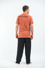 Sure Design Men's Meditation Buddha T-Shirt Orange