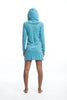 Sure Design Women's Dreamcatcher Hoodie Dress Turquoise