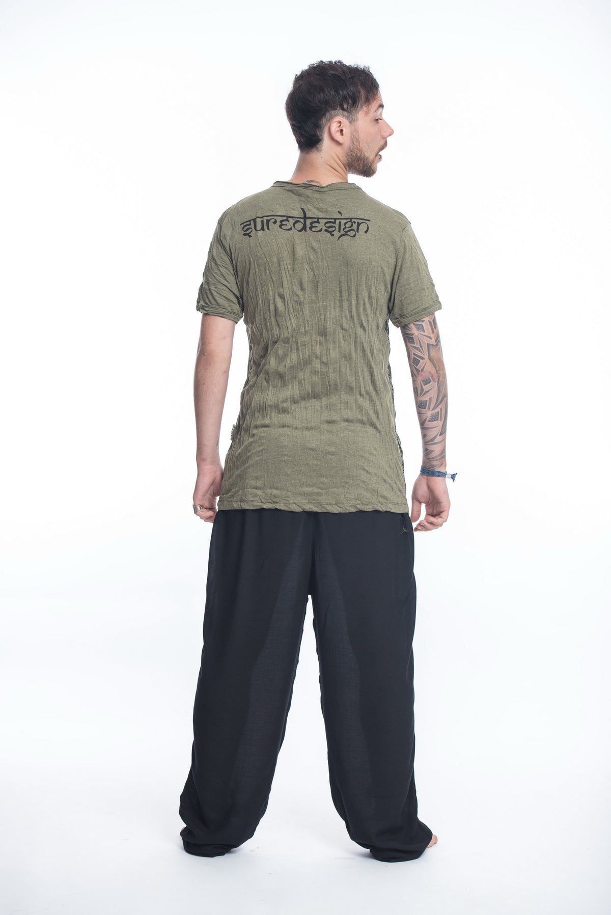 Sure Design Men's Wild Elephant T-Shirt Green