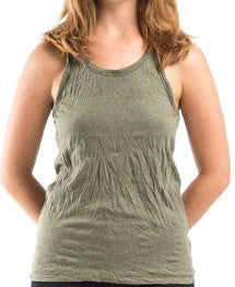 Sure Design Women's Blank Tank Top Olive