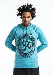 Sure Design Unisex Infinitee Ohm Hoodie Turquoise