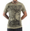 Sure Design Men's Sanskrit Buddha T-Shirt Green