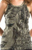 Sure Design Women's Butterfly Buddha Tank Top Green