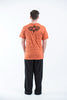 Sure Design Mens Buddha Eyes T-Shirt Orange