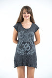Wholesale Sure Design Women's Ohm hands Dress Silver on Black - $9.50